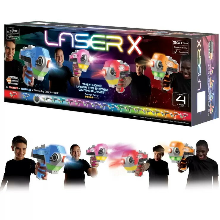 楽天市場】レーザーX レーザークロスシューティング 4丁 レーザーガン
