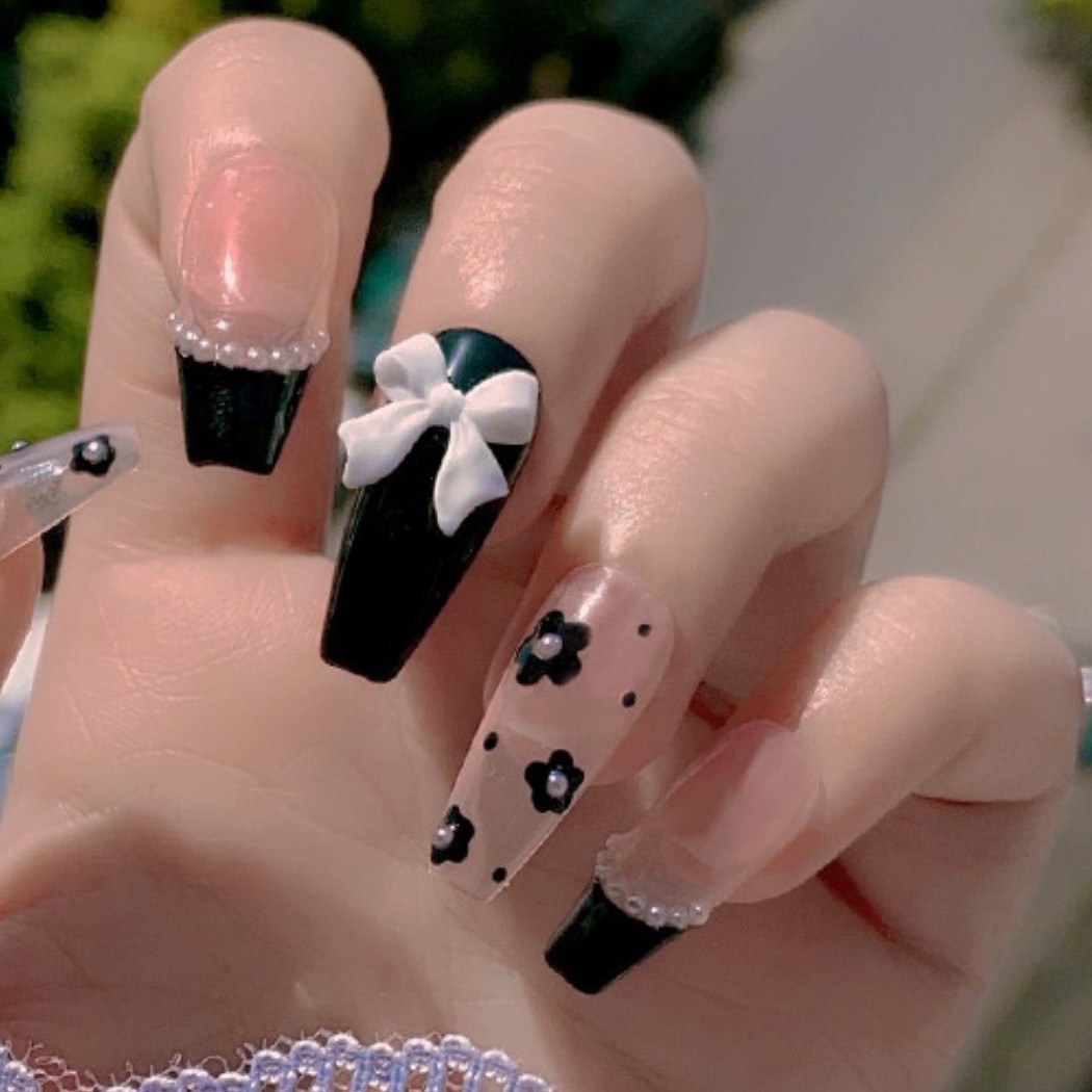 楽天市場】ネイルパーツ リボン 3Dネイルパーツ 大きめ 50個セット