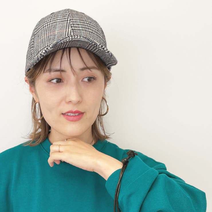 楽天市場】TOKOHANA チェック柄ベーシックデザインキャップ レディース