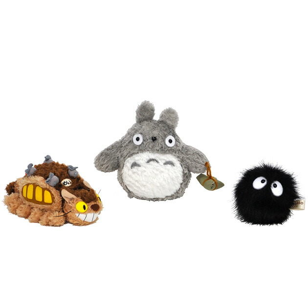 楽天市場】【N211】ぬいぐるみ ジブリ「となりのトトロぬいぐるみ3点