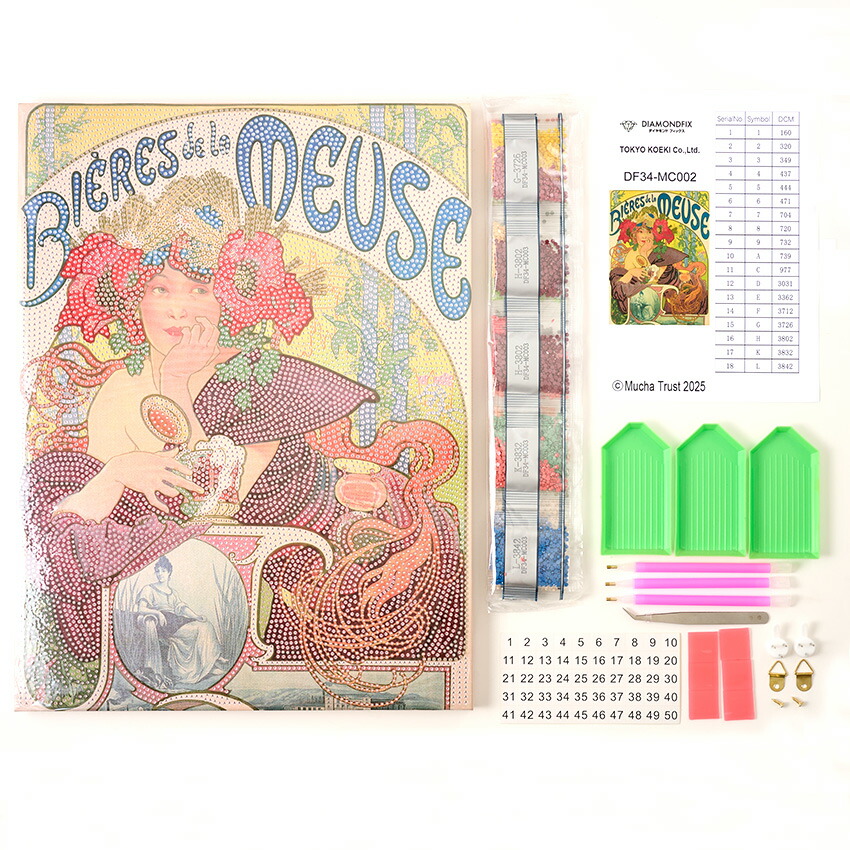 楽天市場】ダイヤモンドフィックス MUCHA ミュシャ 30×40cm