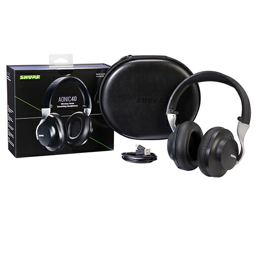 楽天市場】SHURE AONIC 40 ワイヤレス・ノイズキャンセリング