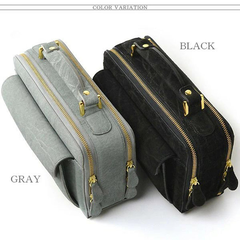 楽天市場】【期間限定10%OFF】 ミニセカンドバッグ ダブルファスナー