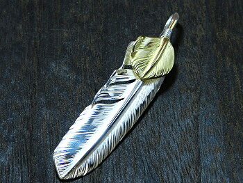 楽天市場】シルバー501 フェザー ペンダントトップの通販