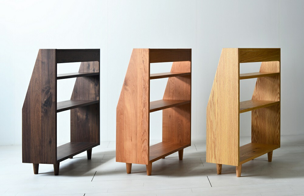 楽天市場】【送料無料/日本製】 ブラックチェリー無垢材の本棚