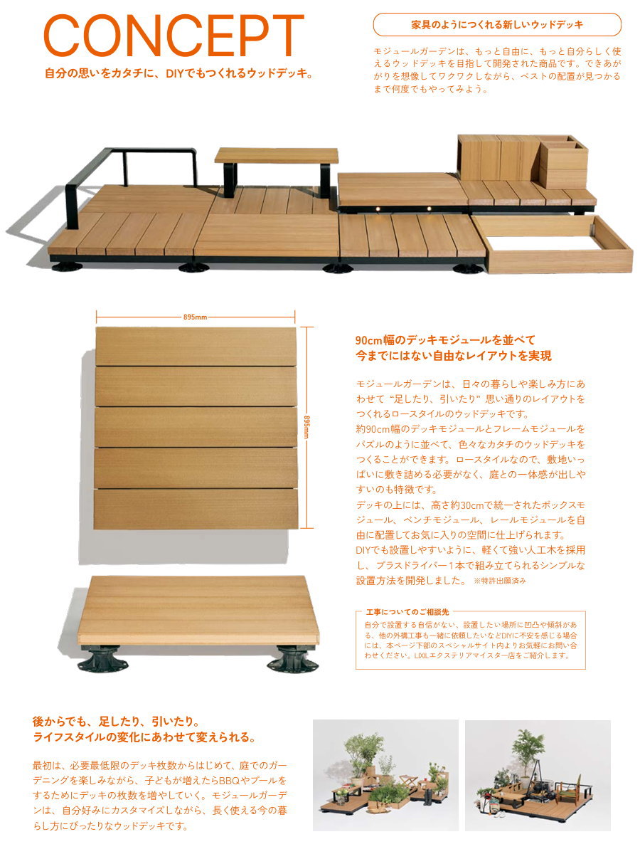 部品】 Module Garden モジュールガーデン レベルアジャスターセット