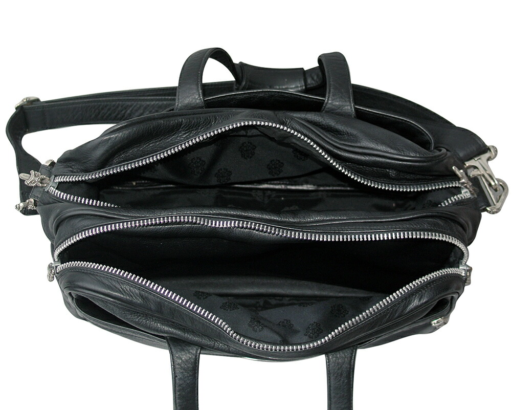 楽天市場】CHROME HEARTS LEATHER SHOULDER/DIAPER BAG W/ ACCESSORIES