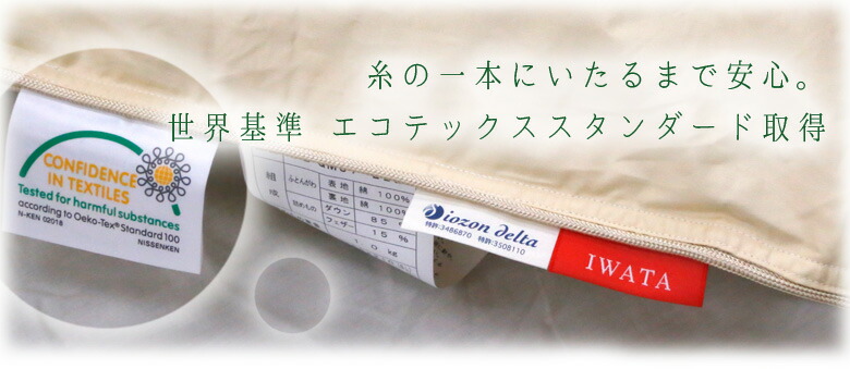 イワタ IWATA 羽毛布団 190×210 ダブル DE-QM89-222 楽天市場】イワタ