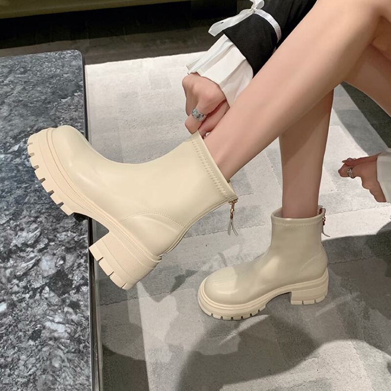 楽天市場】【OUTLET！クーポンで1,880円】 ブーツ ショートブーツ 厚底