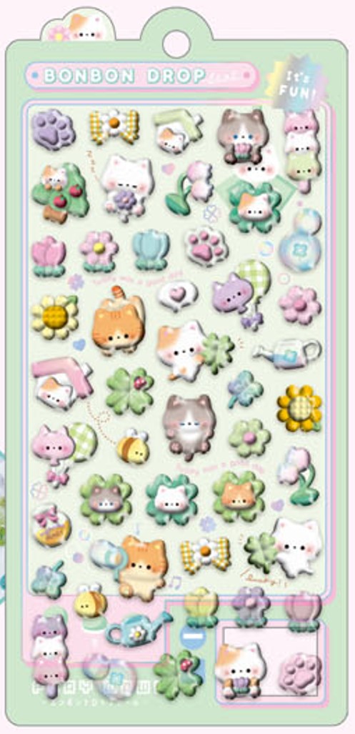 楽天市場】ボンボンドロップシール 第2弾 qli_91051_91056 クーリア 再