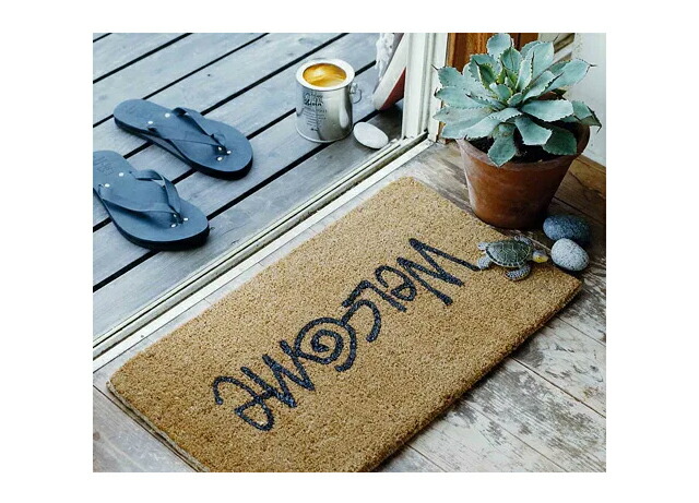 楽天市場】STUSSY WELCOME MAT BROWNステューシー ウエルカム ドア
