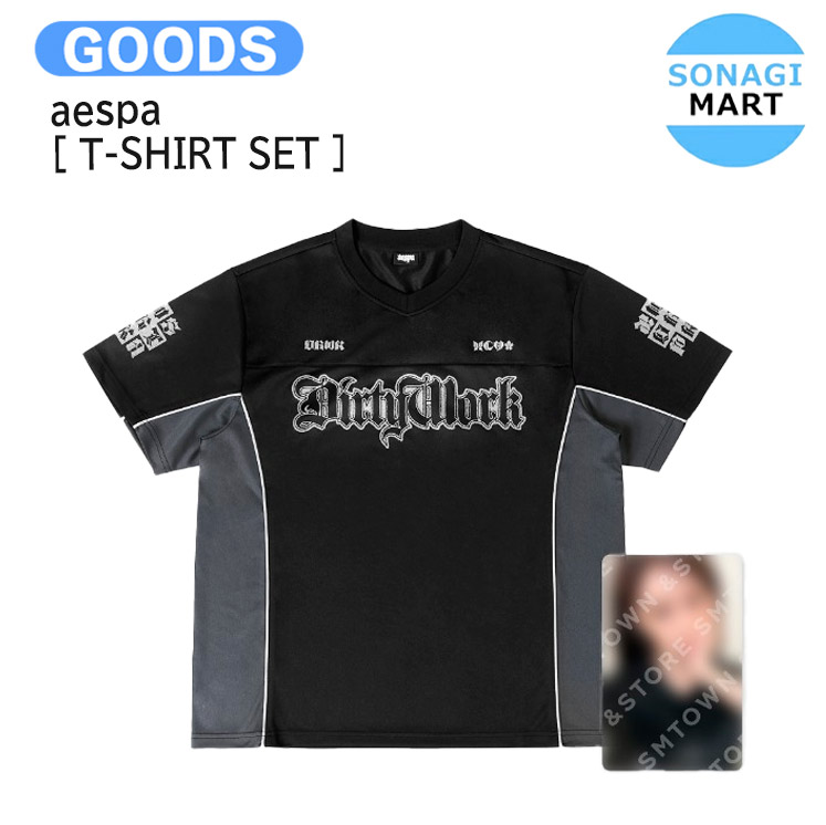 楽天市場】aespa [ T-SHIRT SET ] Dirty Work ALBUM MD / Tシャツ