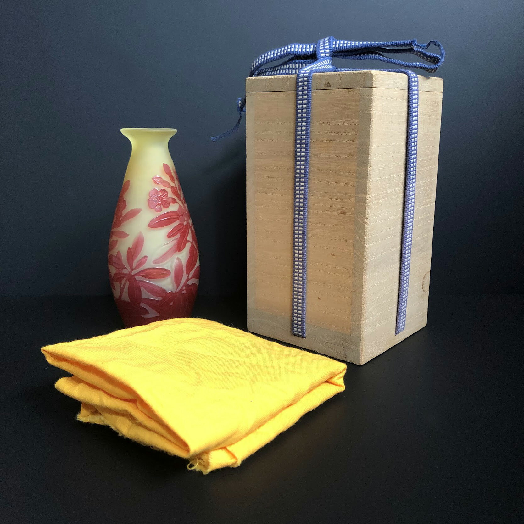 楽天市場】エミール・ガレ 花瓶 被せガラス【送料無料！】【代引き