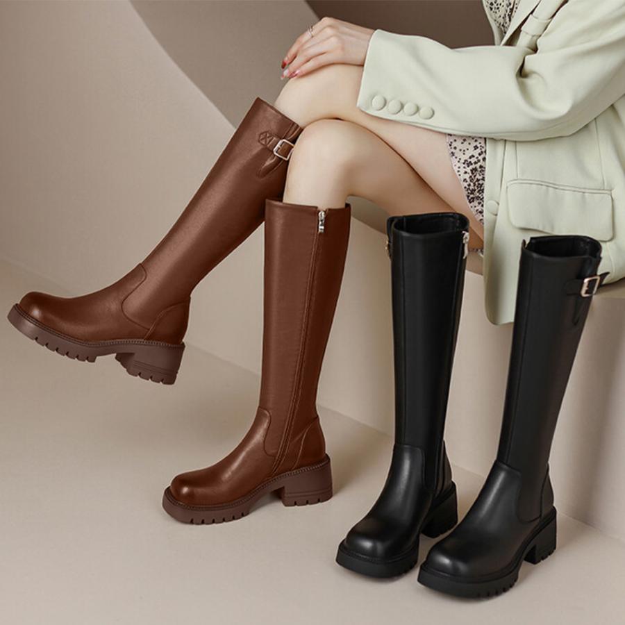 FXA Ferrira本皮 ロングブーツ23.5〜24(37)サイズ中古