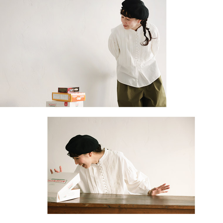 楽天市場】［me］ 私のくるみ釦ブラウス M/L/LL/3L/4L/5Lサイズ