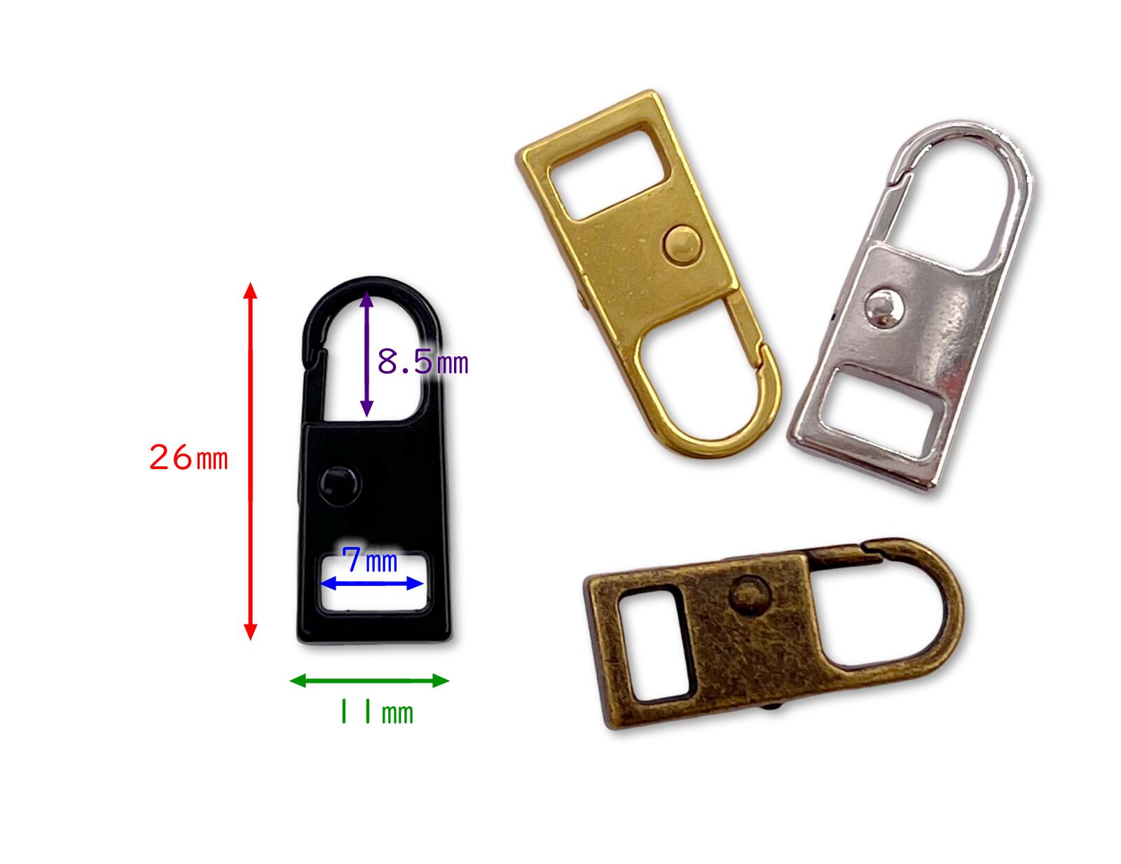 楽天市場】「引手21」10個入 引き手金具 ブックで簡単付替 ジッパー