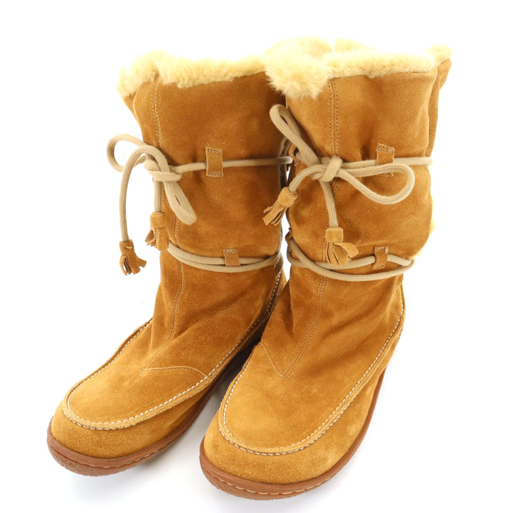 楽天市場】古着 CAMPER カンペール スウェード ムートン ブーツ 38