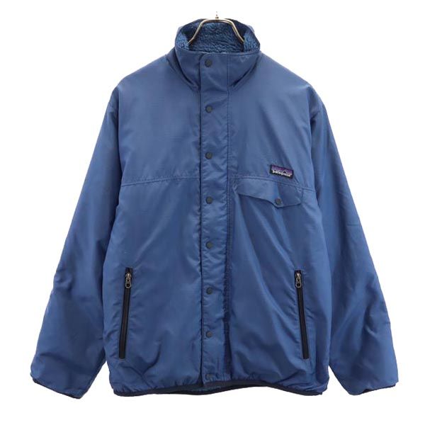 楽天市場】パタゴニア アウトドア リバーシブル ボアジャケット ブルー