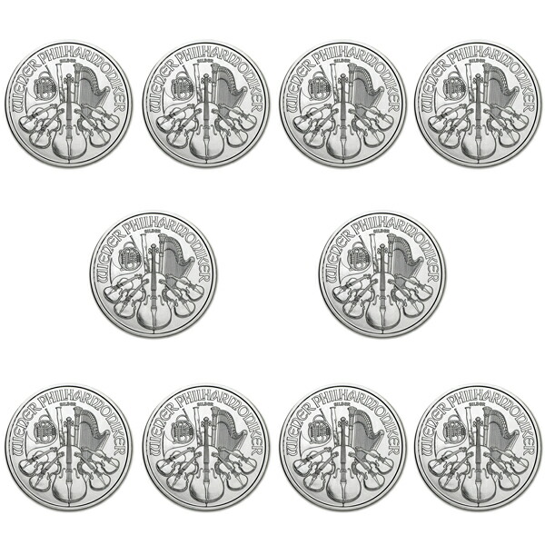 楽天市場】☆10枚セット☆【新品】『ウィーン銀貨 1オンス 10個セット