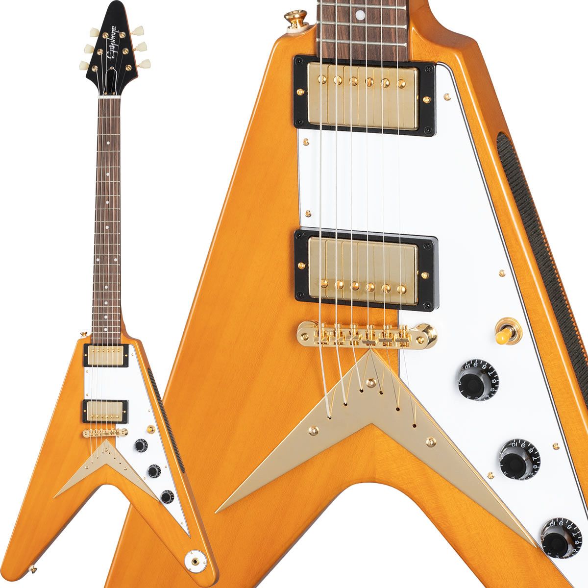 楽天市場】Epiphone Inspired by Gibson Custom Shop 1958 Korina