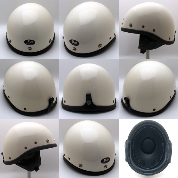 楽天市場】BUCO TRAVELER WHITE 【海外直輸入中古品】ハーフヘルメット