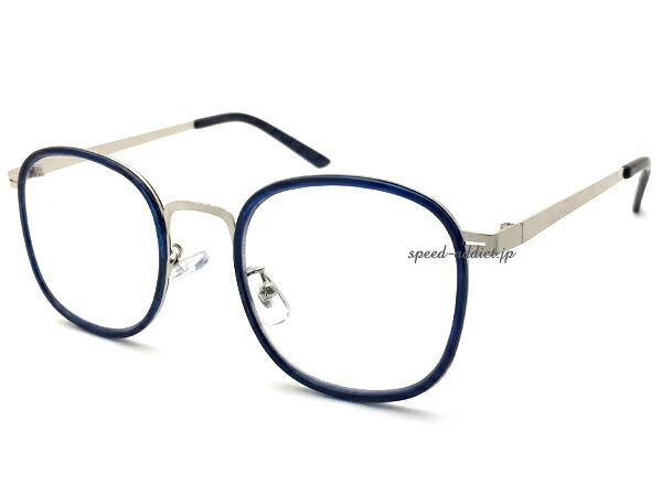 楽天市場】METAL SQUARE SUNGLASS（メタルスクエアサングラス）NAVY