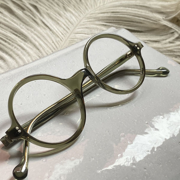 楽天市場】40's FRANCE Round Frame（ラウンド メガネフレーム）Smoky