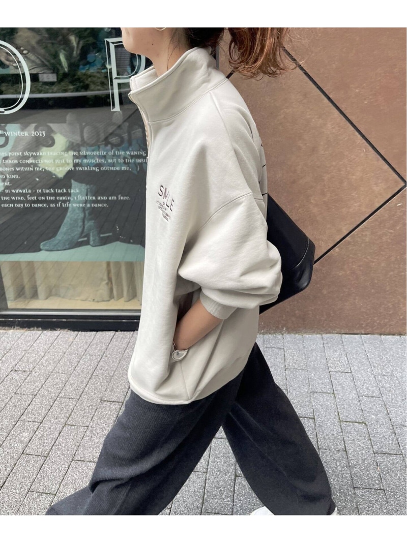 楽天市場】【SALE／30%OFF】ハーフジップバックロゴスウェット Spick