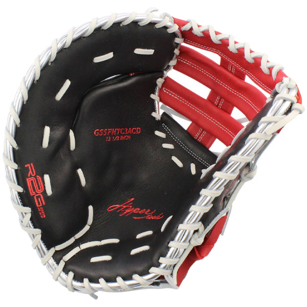 Rawlings 赤 硬式グローブ 左 ファーストミット Rawlings 硬式