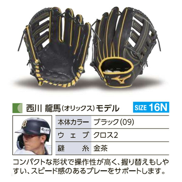 楽天市場】ミズノプロ オーダーグラブ 硬式グローブ 基本モデル 西川