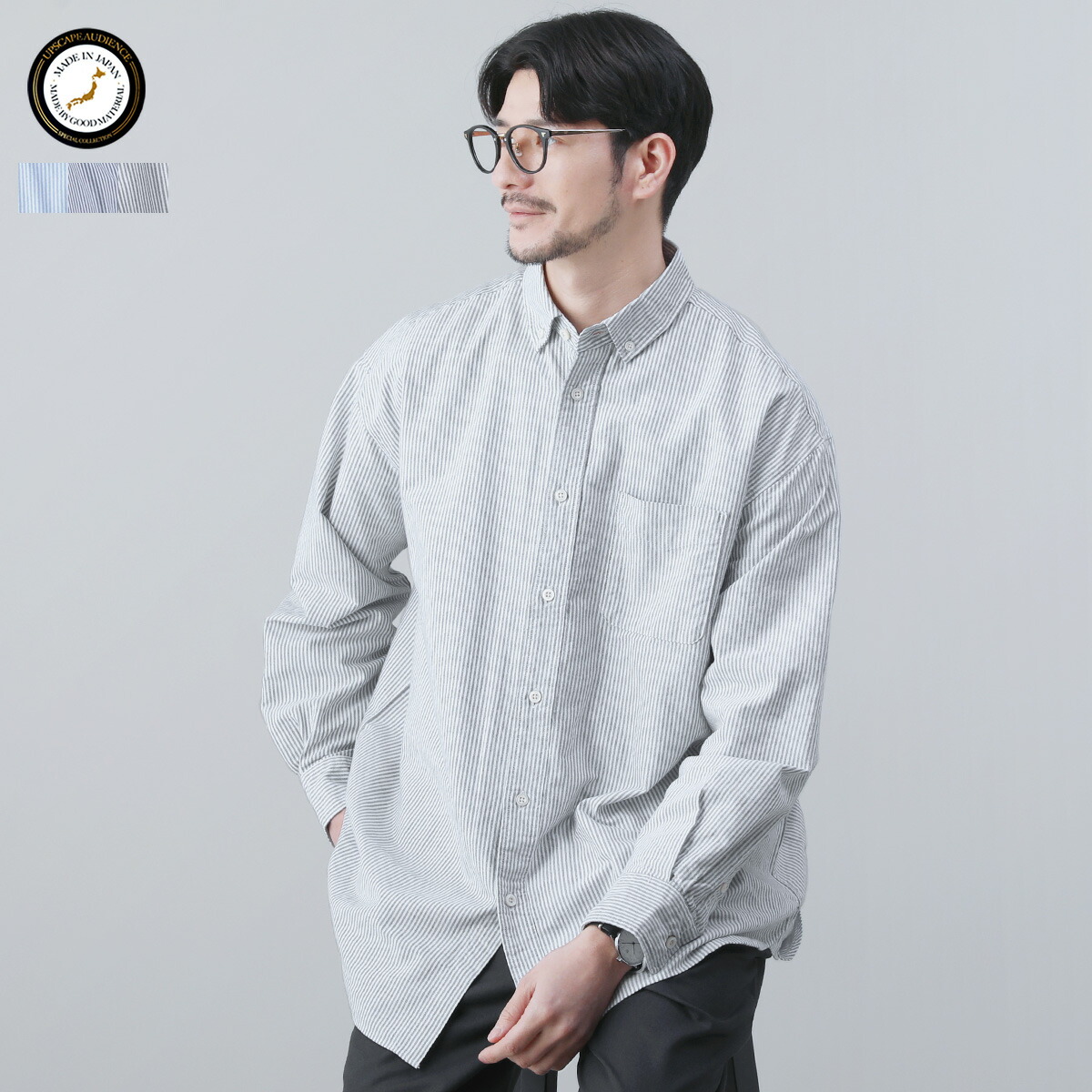 楽天市場】【SALE30】 シャツ メンズ 日本製 国産 播州織