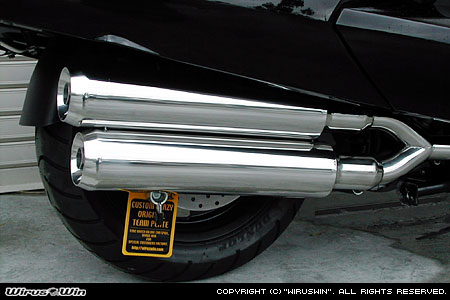 楽天市場】WirusWin マグザム SG17J用 スタイリッシュツイン マフラー