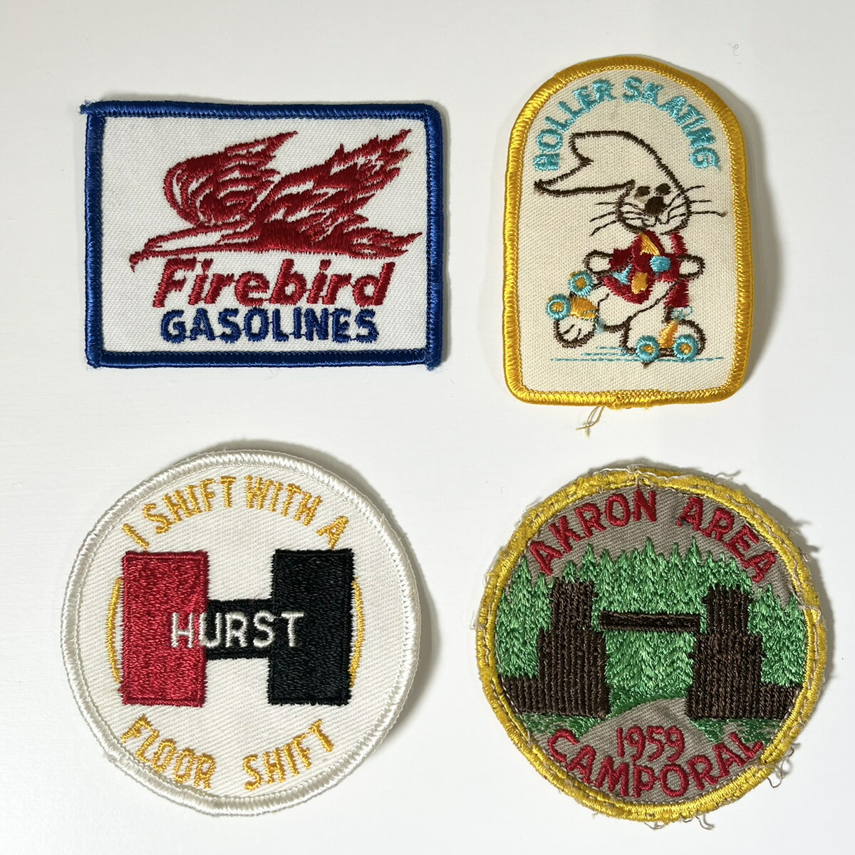 tanak アンティーク ビンテージ ワッペン エンブレム 刺繍 布製 tanak