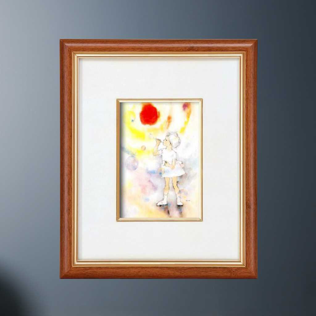 楽天市場】いわさきちひろ 絵画 版画 全30作 シャボン玉(しゃぼんだま