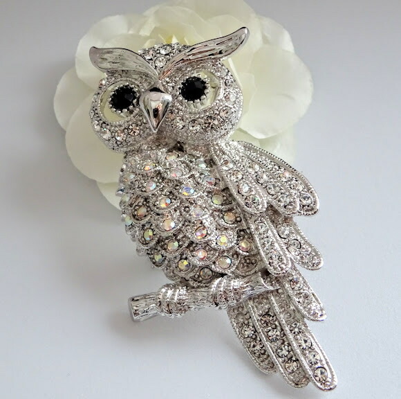 楽天市場】【送料無料】 フクロウ ブローチ おしゃれ ふくろう 動物