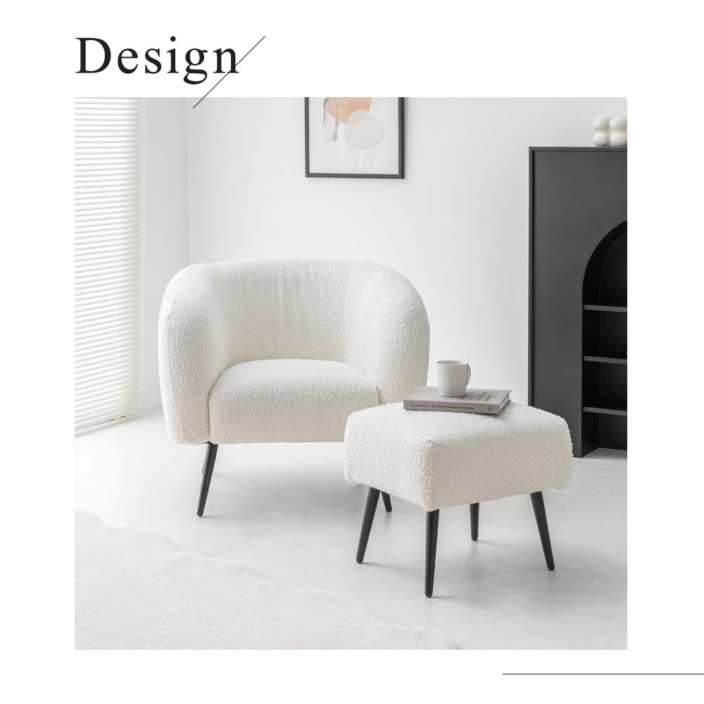 楽天市場】[本日限定]10%OFFクーポン ブークレ オットマン おしゃれ