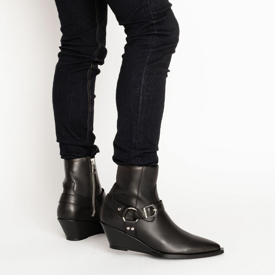 楽天市場】ウエスタンブーツ リングブーツ ブーツ メンズ ヒール 高め