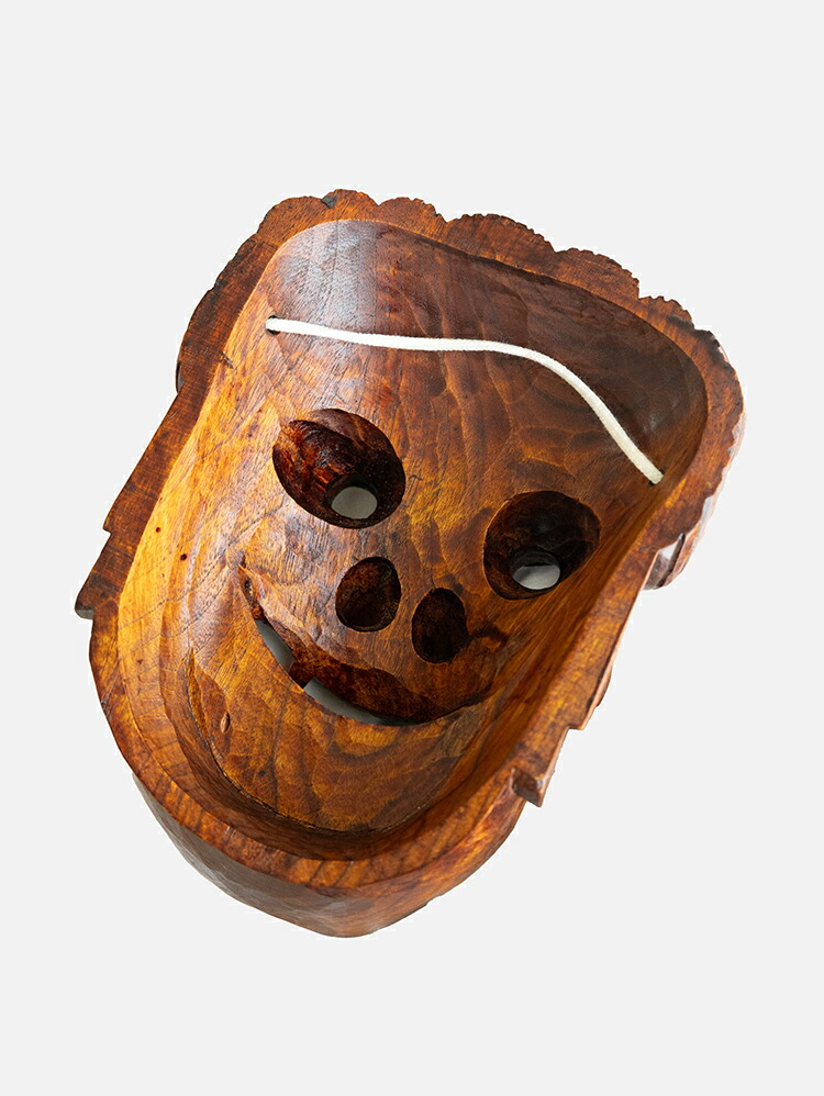 楽天市場】お面 不動明王 壁掛け用 仕様：無垢 / 素材：楠(木 木彫