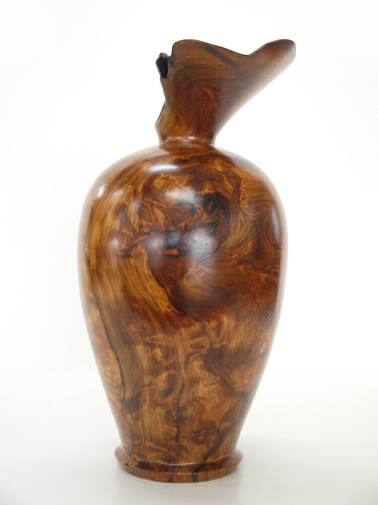 楽天市場】【25cm高】屋久杉 飾り壺 仕様：無垢 / 素材：屋久杉油瘤