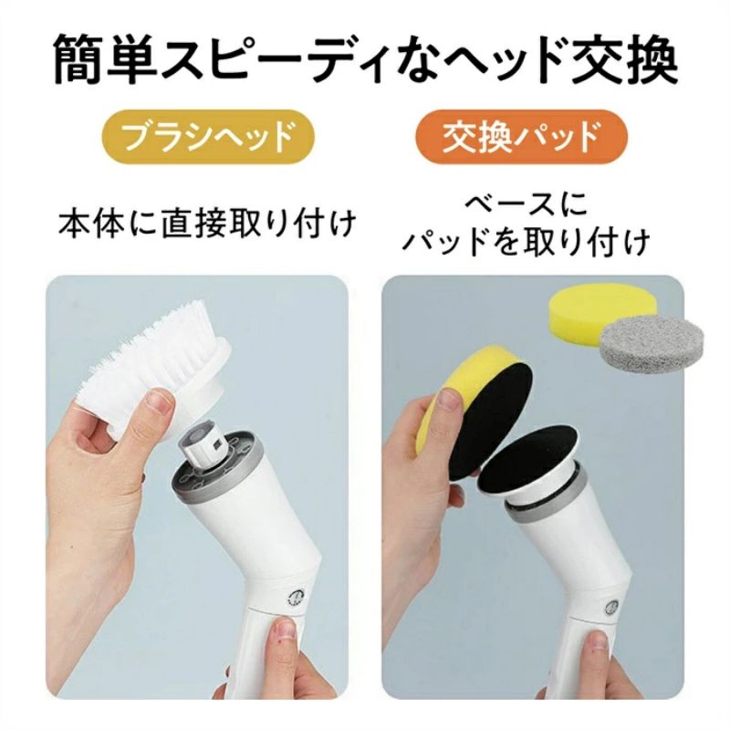 楽天市場】2025年 電動掃除ブラシ 浴室電動ブラシ 電動クリーニング