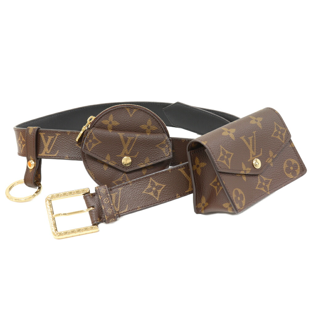 楽天市場】ルイヴィトン ポーチ付きベルト モノグラム サンチュール
