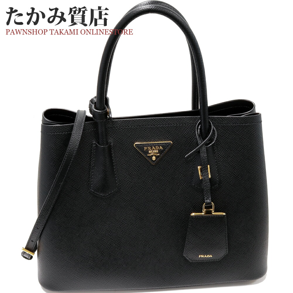 楽天市場】プラダ ハンドトートバッグ ショルダーバッグ ドゥーブレ