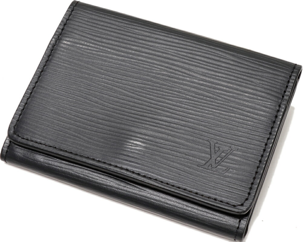 楽天市場】ルイヴィトン マチ付き名刺入れ 二つ折りカードケース エピ