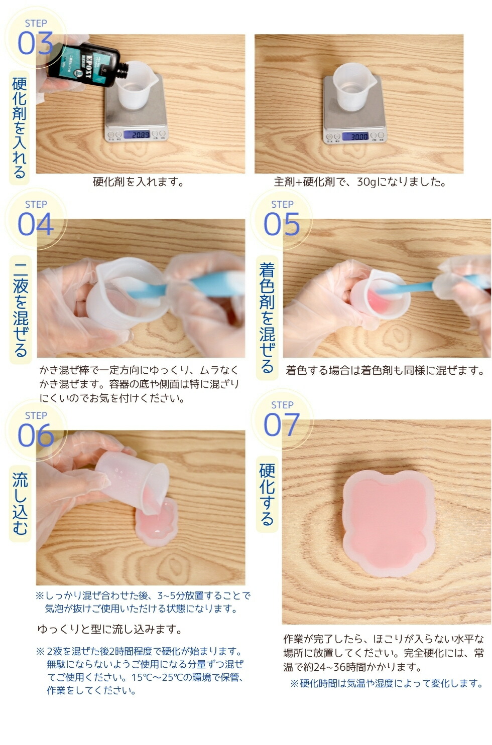 楽天市場】エポキシレジン 二液性レジン 300g 2液性レジン エポキシ