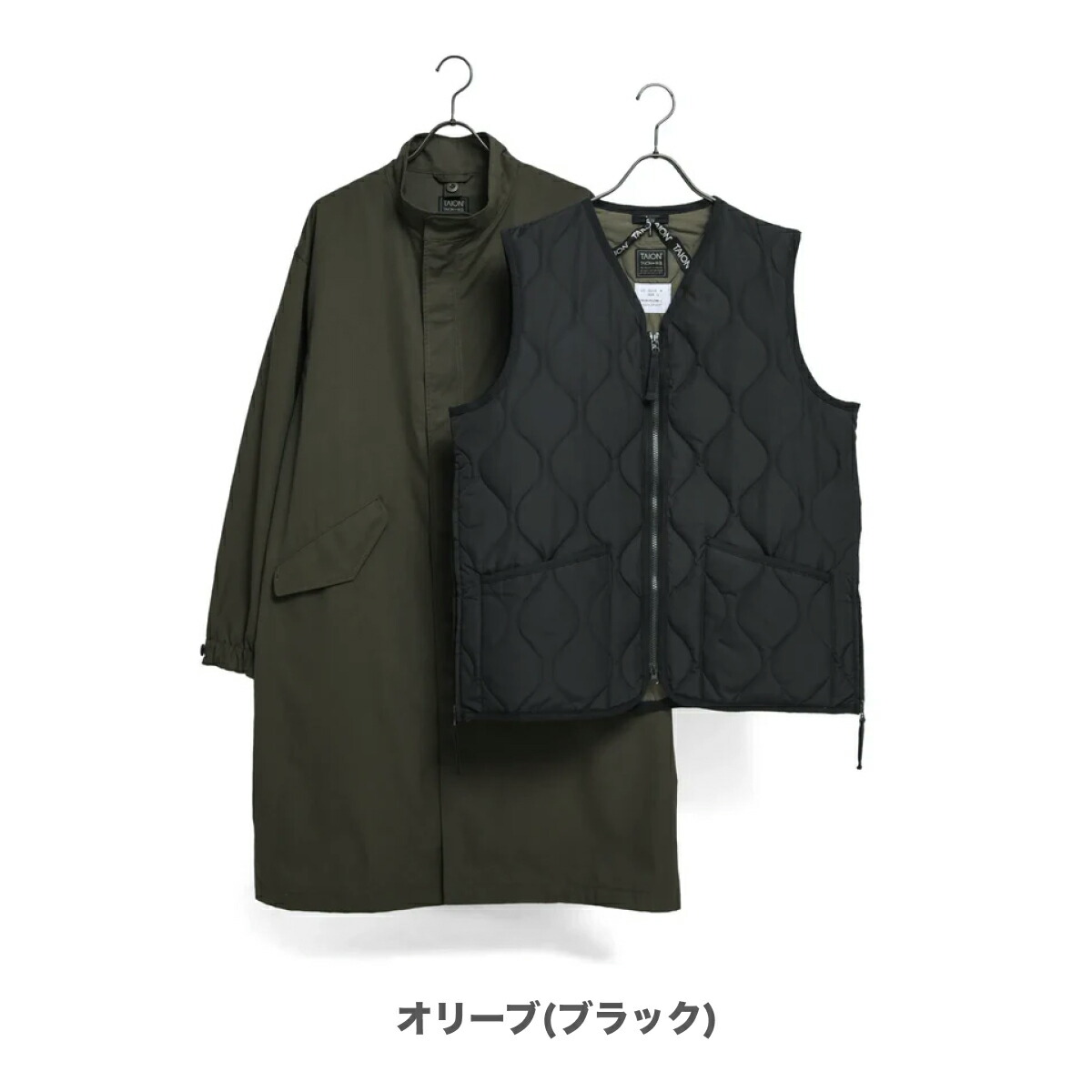 楽天市場】【公式】TAION (タイオン) CR モッズコート+ミリタリー