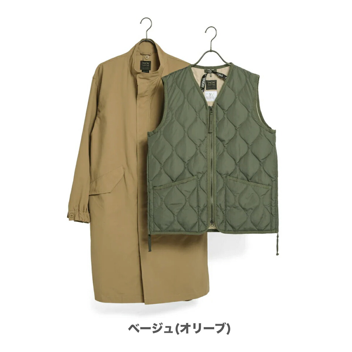 楽天市場】【公式】TAION (タイオン) CR モッズコート+ミリタリー