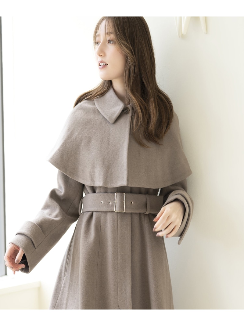 楽天市場】ケープカラーコート MISCH MASCH ミッシュマッシュ