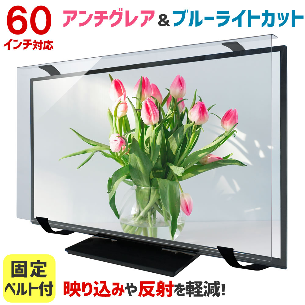 楽天市場】アンチグレア ブルーライトカット 液晶テレビ保護パネル 60