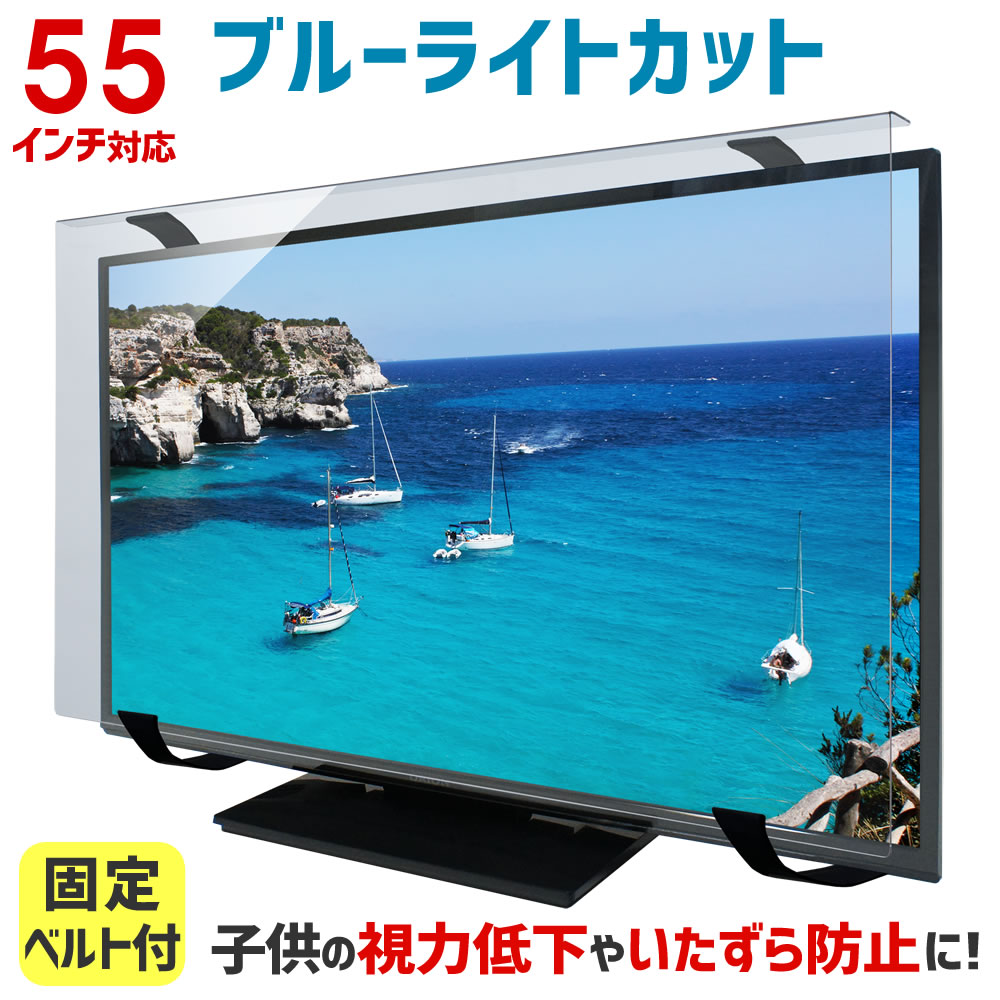 楽天市場】ブルーライトカット 液晶テレビ保護パネル 55インチ 55型
