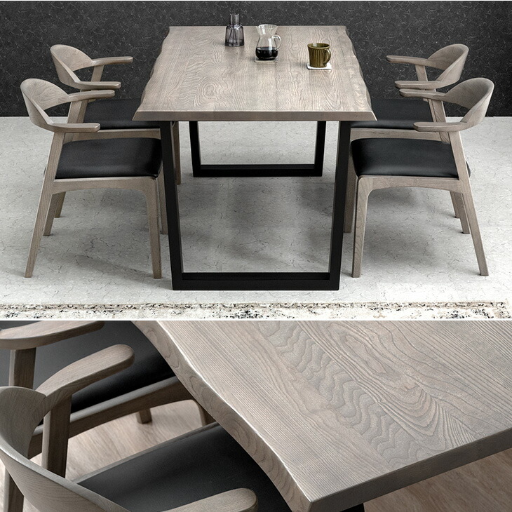 楽天市場】天然木 ダイニングテーブル 単品 4人掛け 160cm 天然木